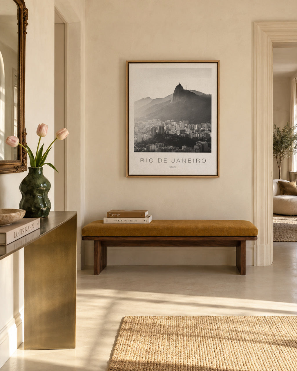 Rio de Janeiro - Framed canvas in an interior
