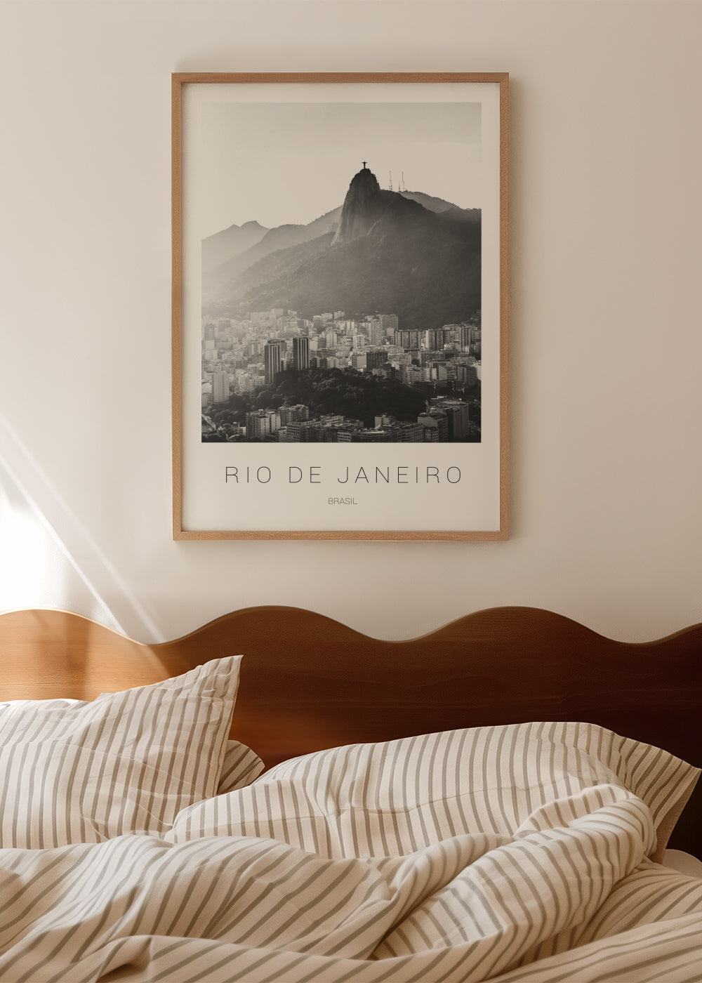 Rio de Janeiro - Framed poster in an interior