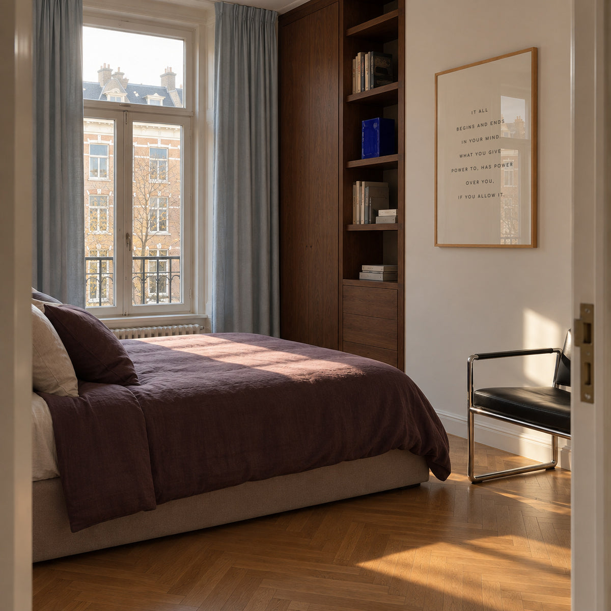 Your mind quote - Framed poster in an interior