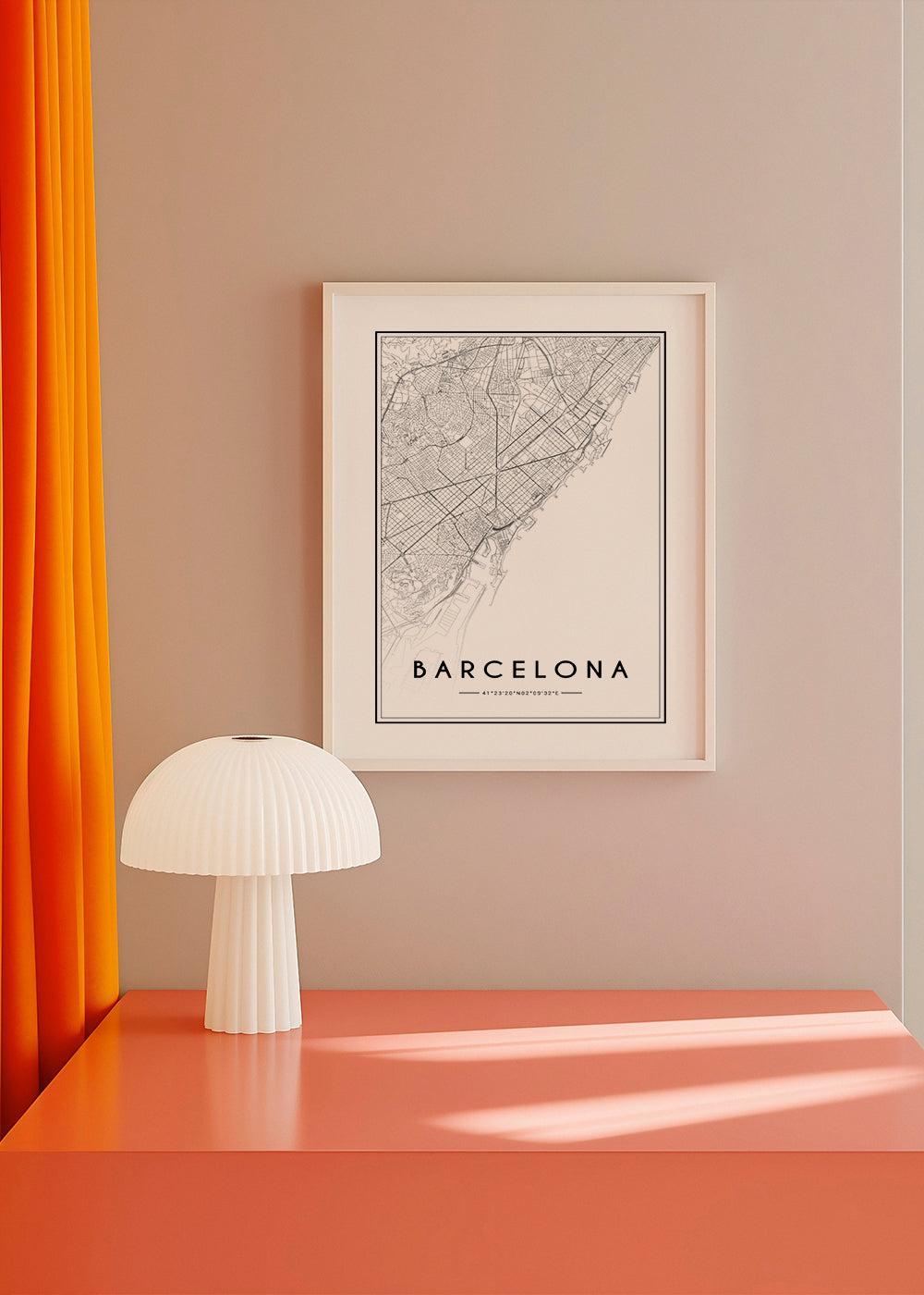 Barcelona map