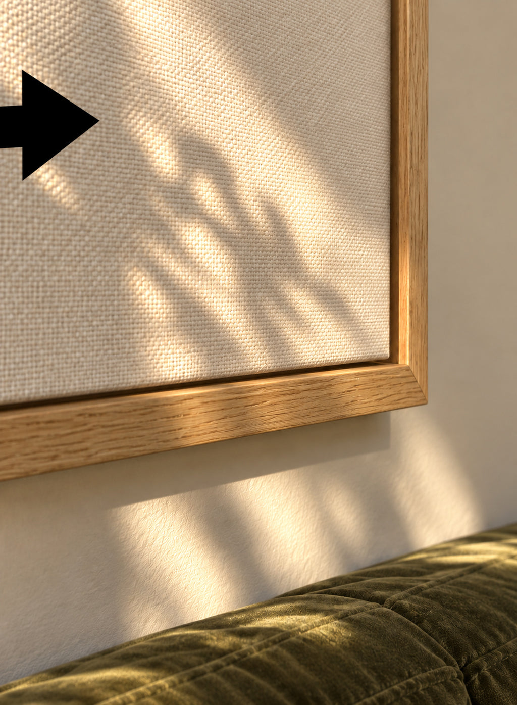 Prada Marfa - Framed canvas detail