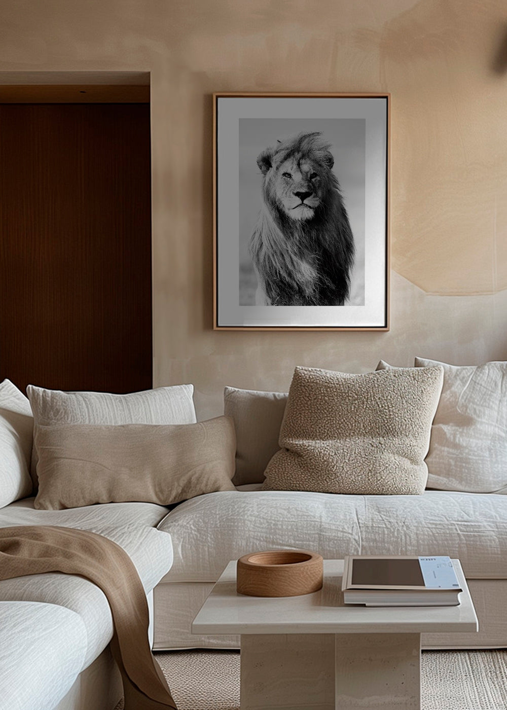 Majestic lion
