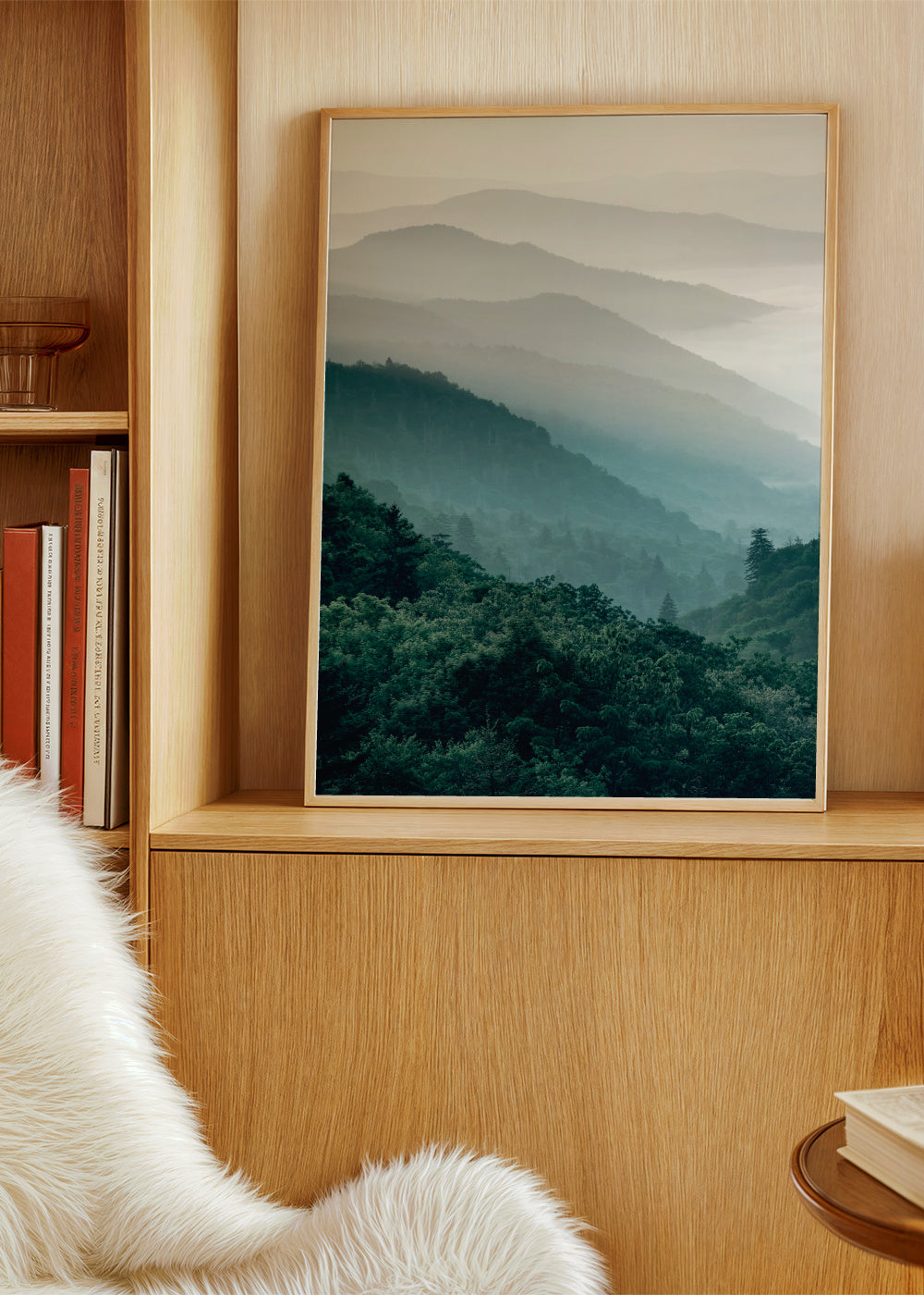 Forest - Framed poster in an interior