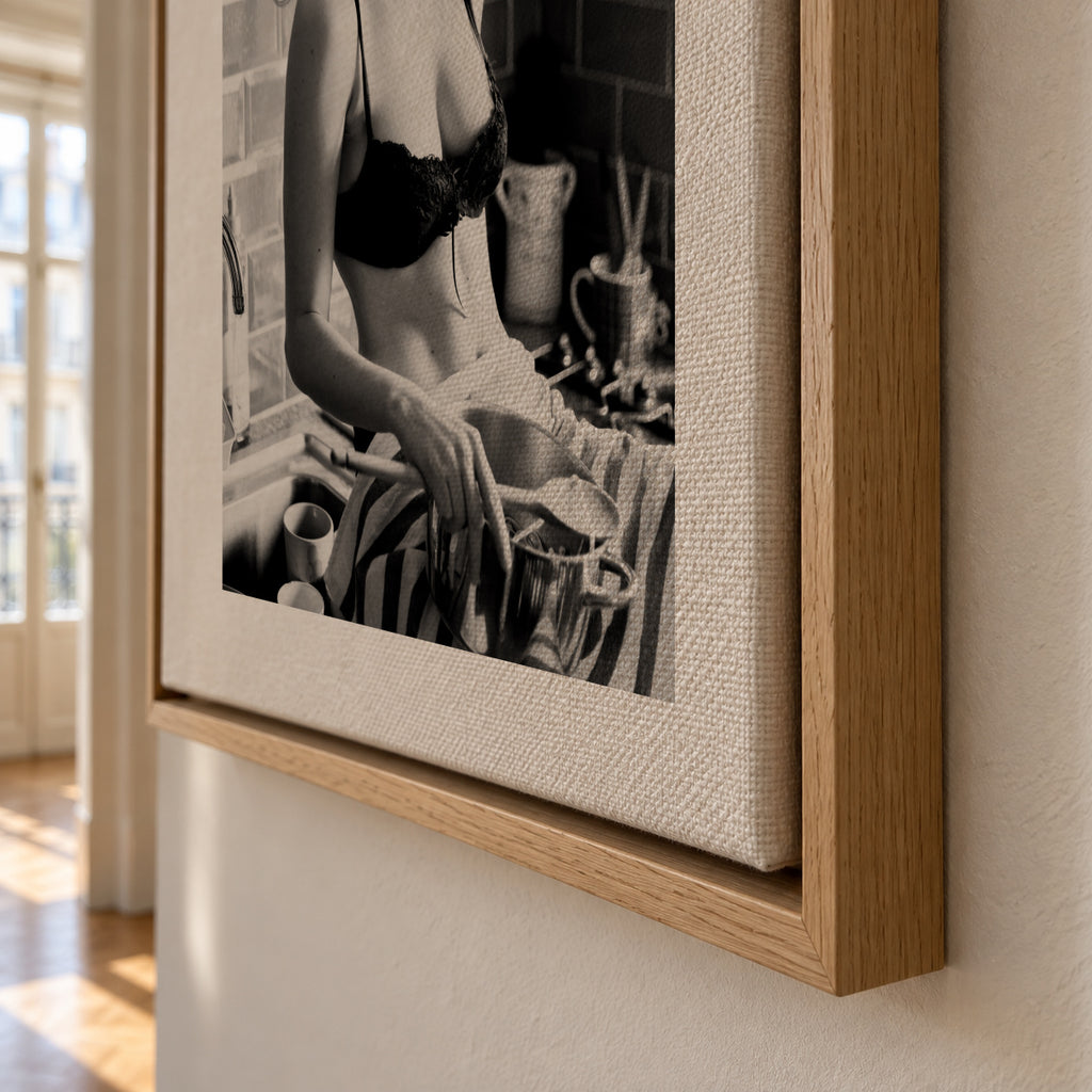 Pasta lover - Framed canvas detail