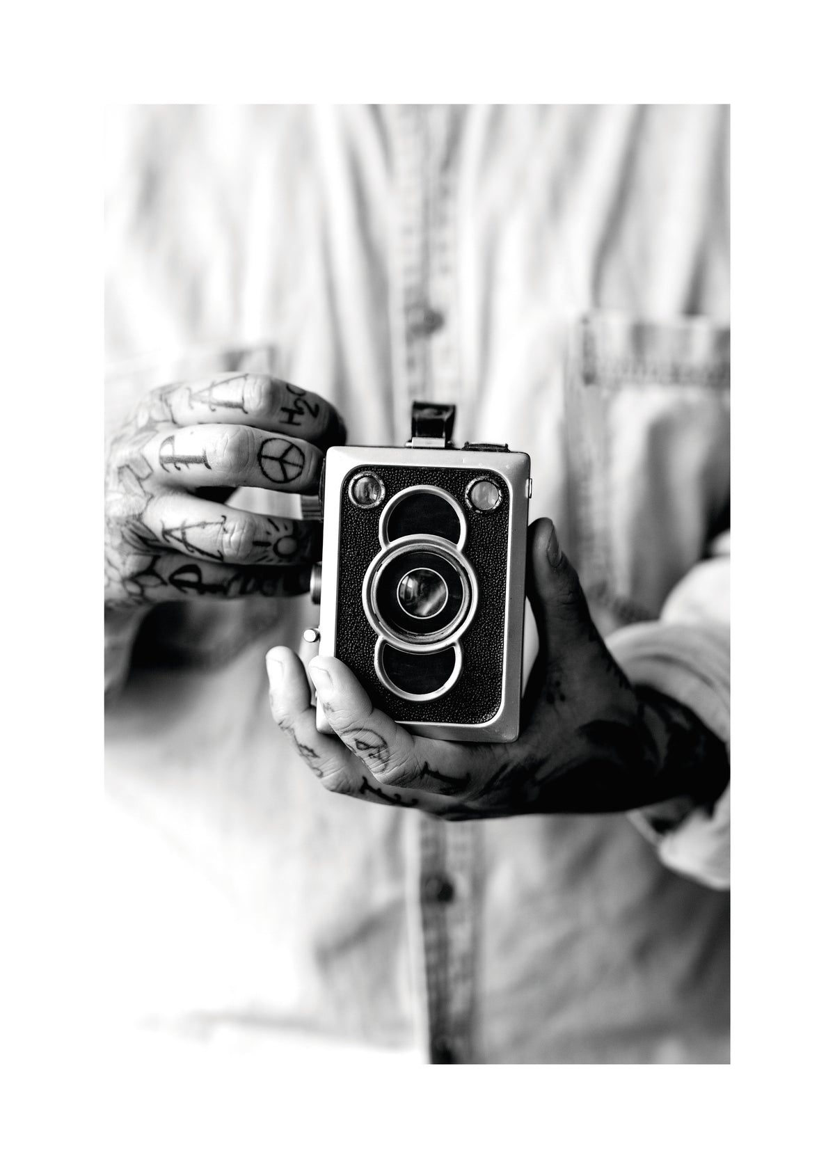 Vintage camera - Unframed art print