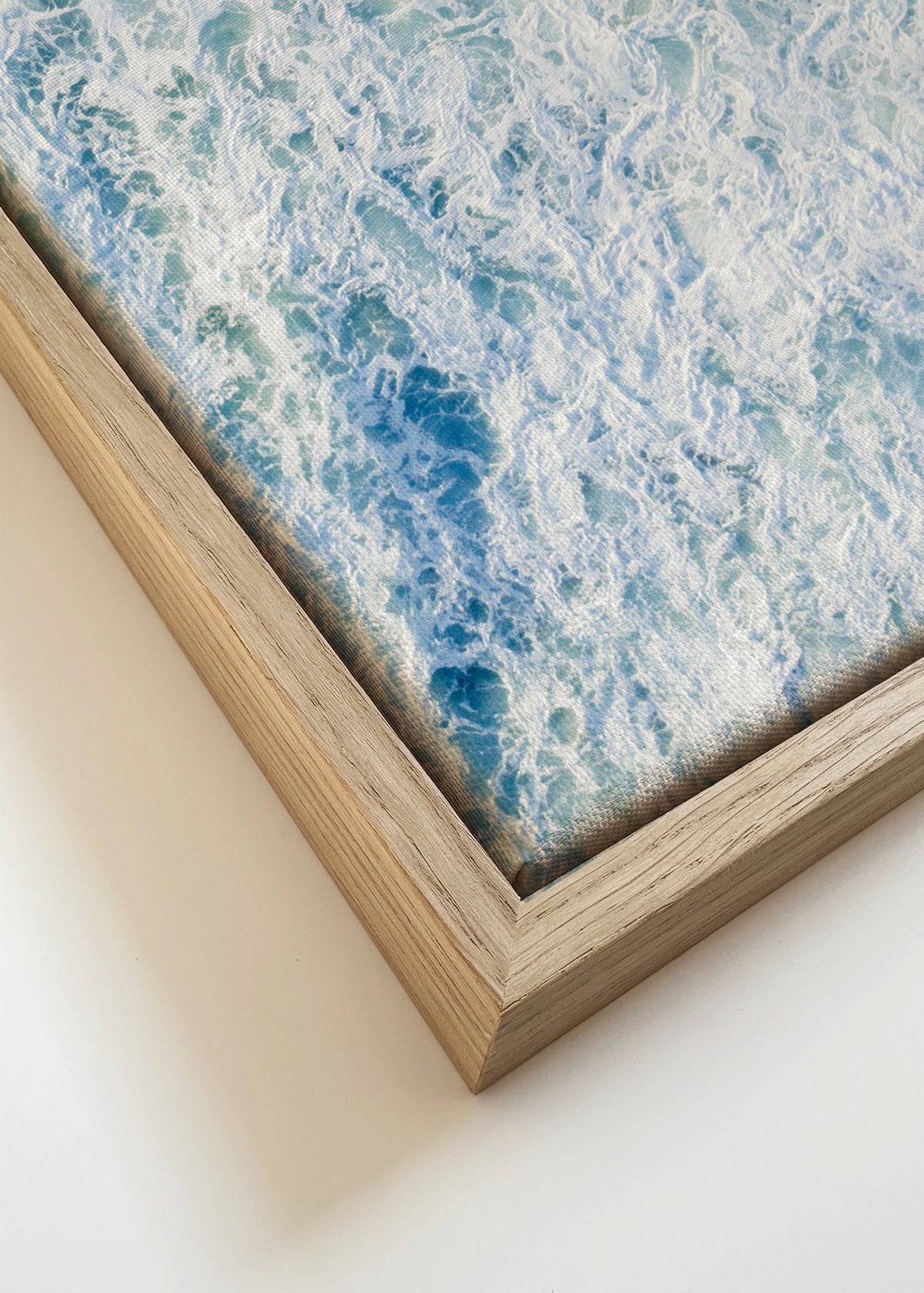 Wave - Framed canvas detail