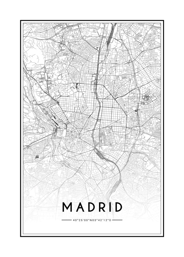 Madrid map