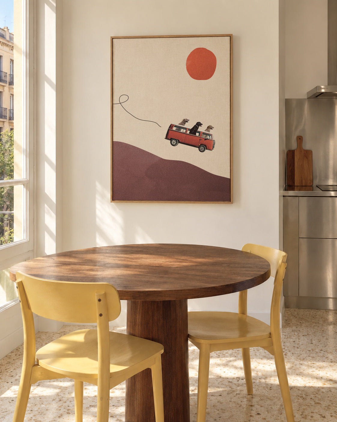 Adventure gang - Framed canvas in an interior