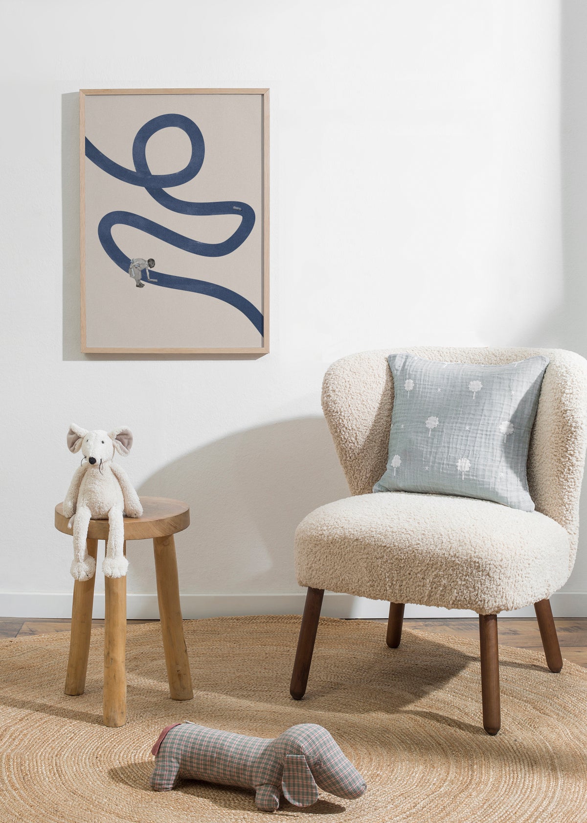 River cleanse - Framed poster in an interior