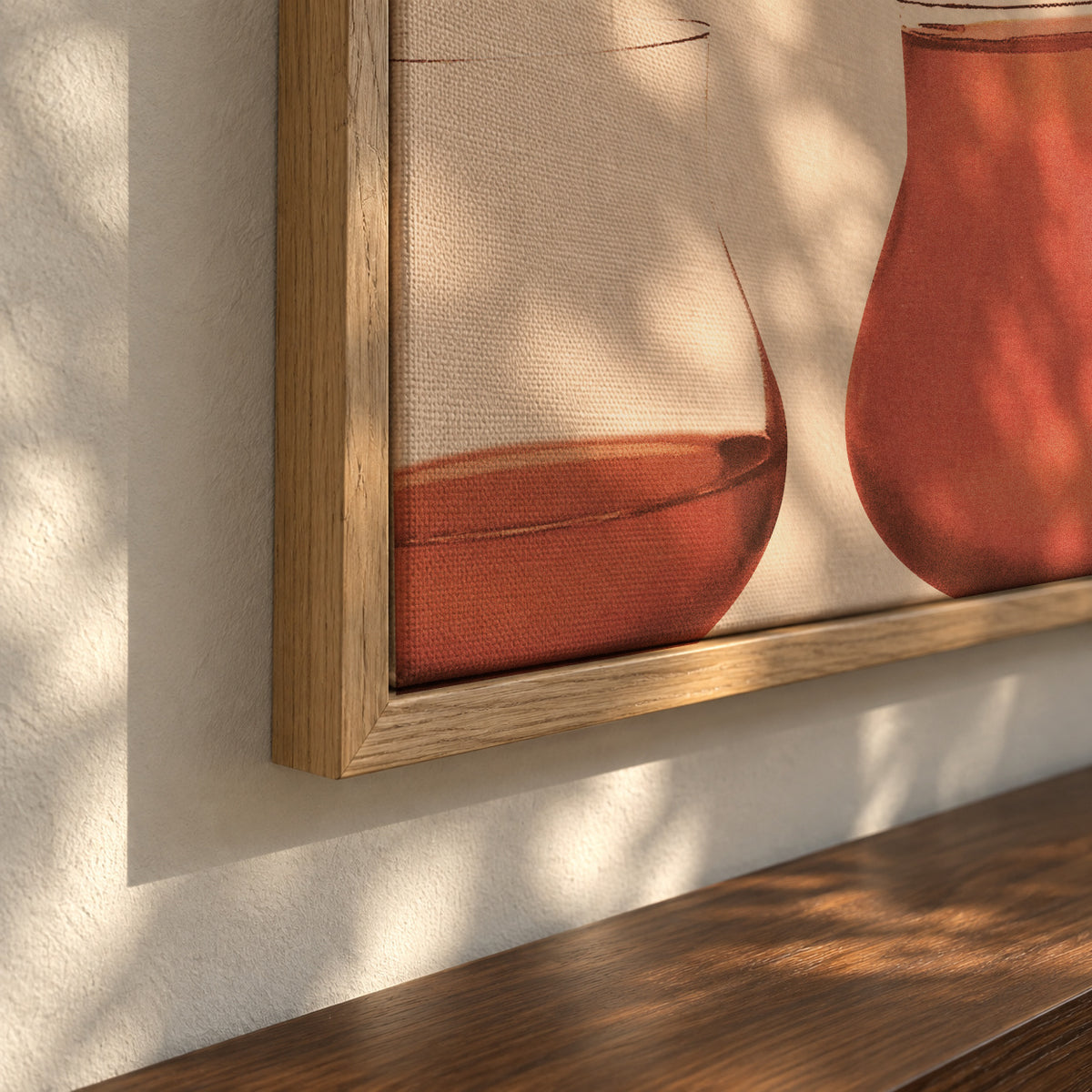 I prefer the full one - Framed canvas detail