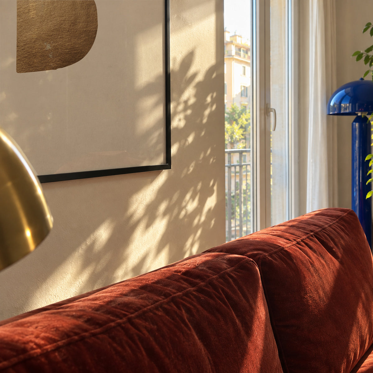 Geometrica No.7 - Framed poster in an interior