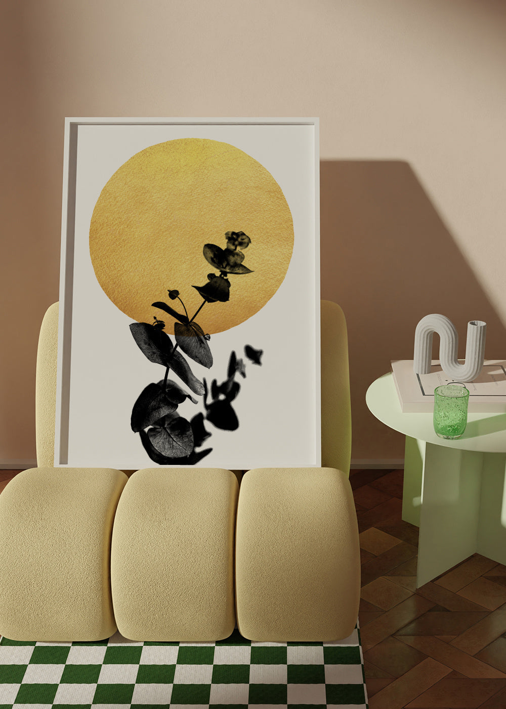 La vie en rose - Framed poster in an interior