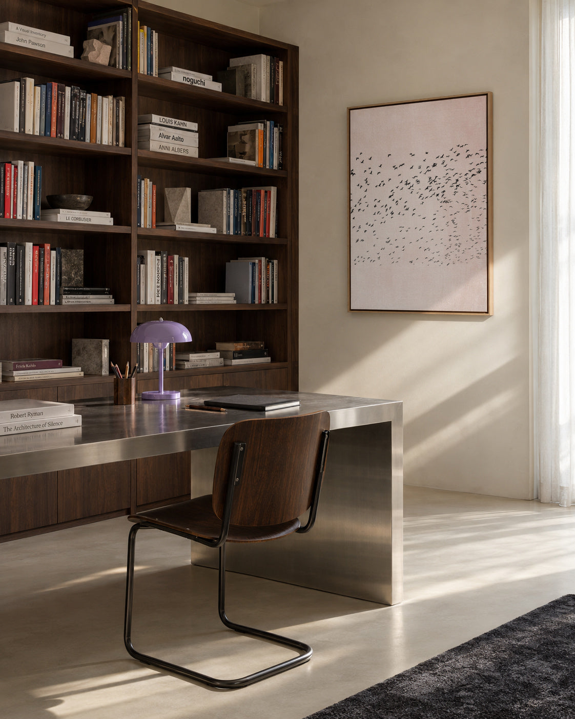 Moving on - Framed canvas in an interior