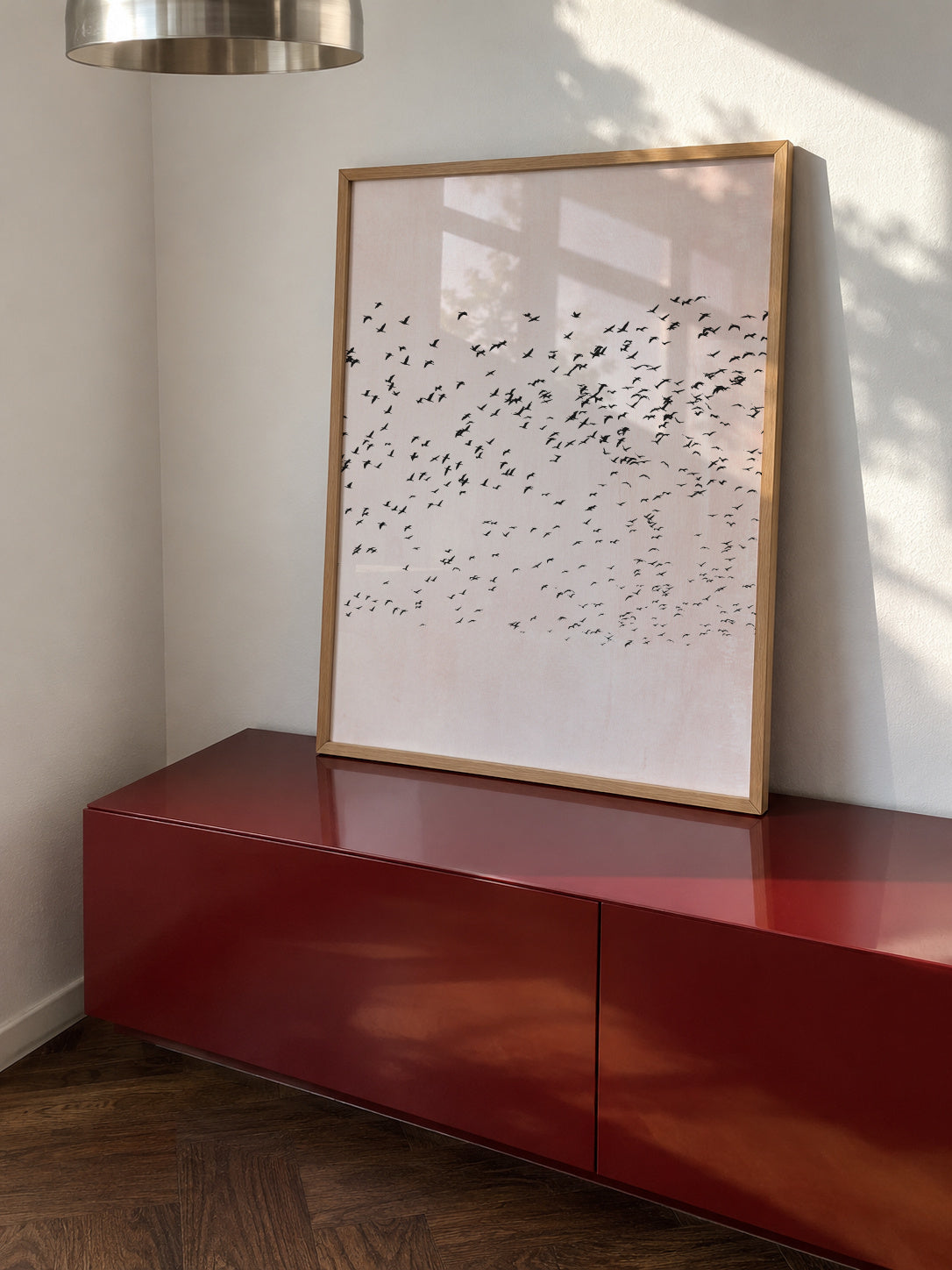 Moving on - Framed poster in an interior