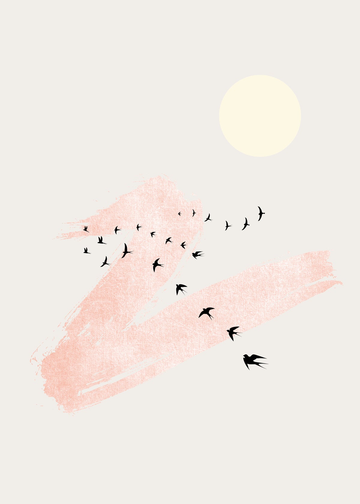 Sun and heaven - Unframed art print