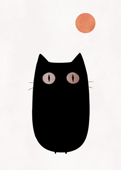 The cat - Obra sin marco