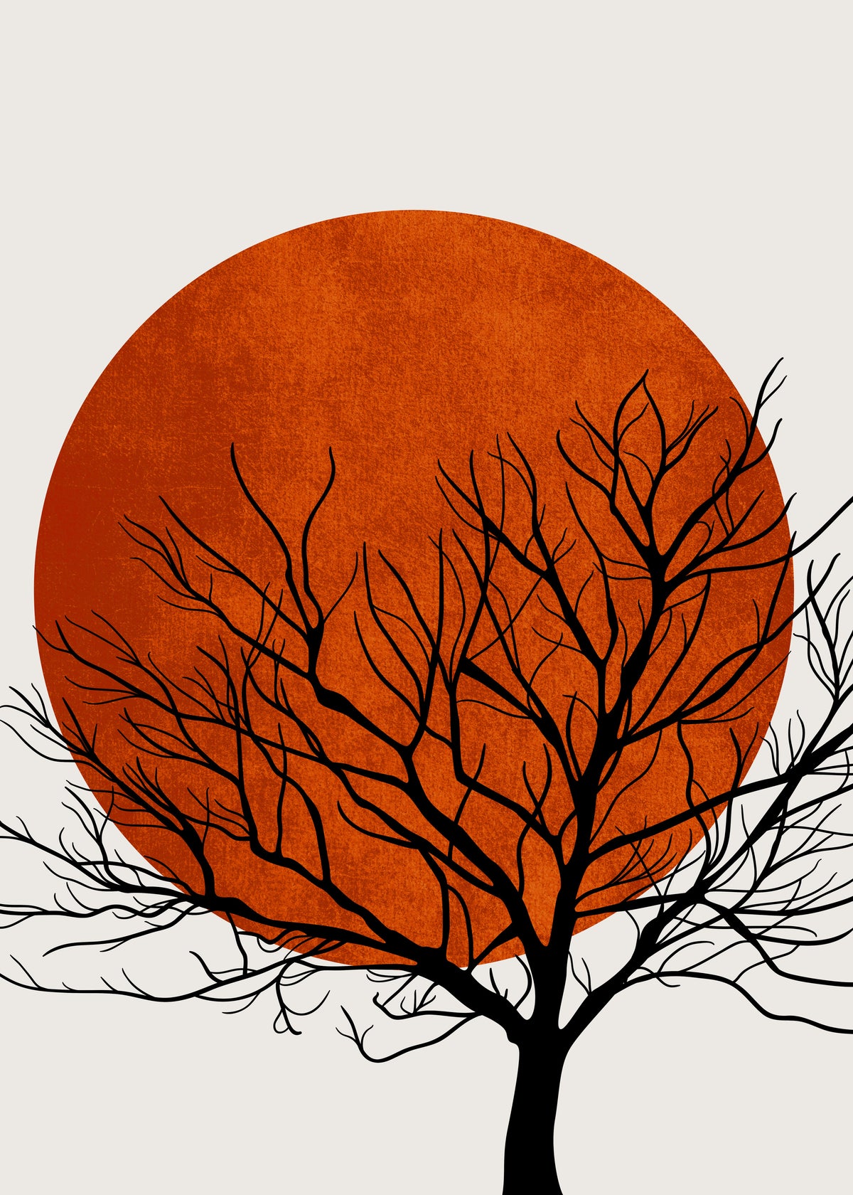 Warm sunset - Unframed art print