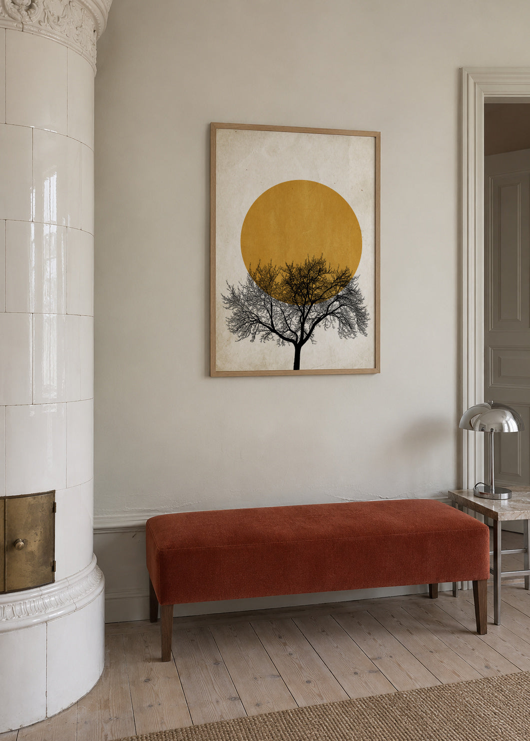 Winter sunrise - Poster en ambiente