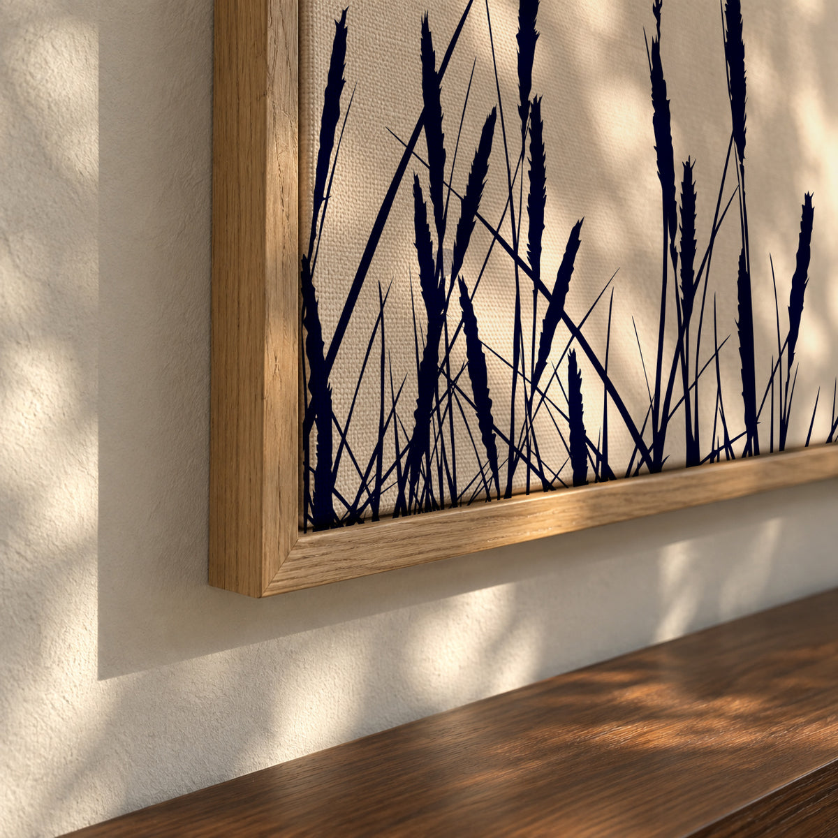 Sunrise - Framed canvas detail