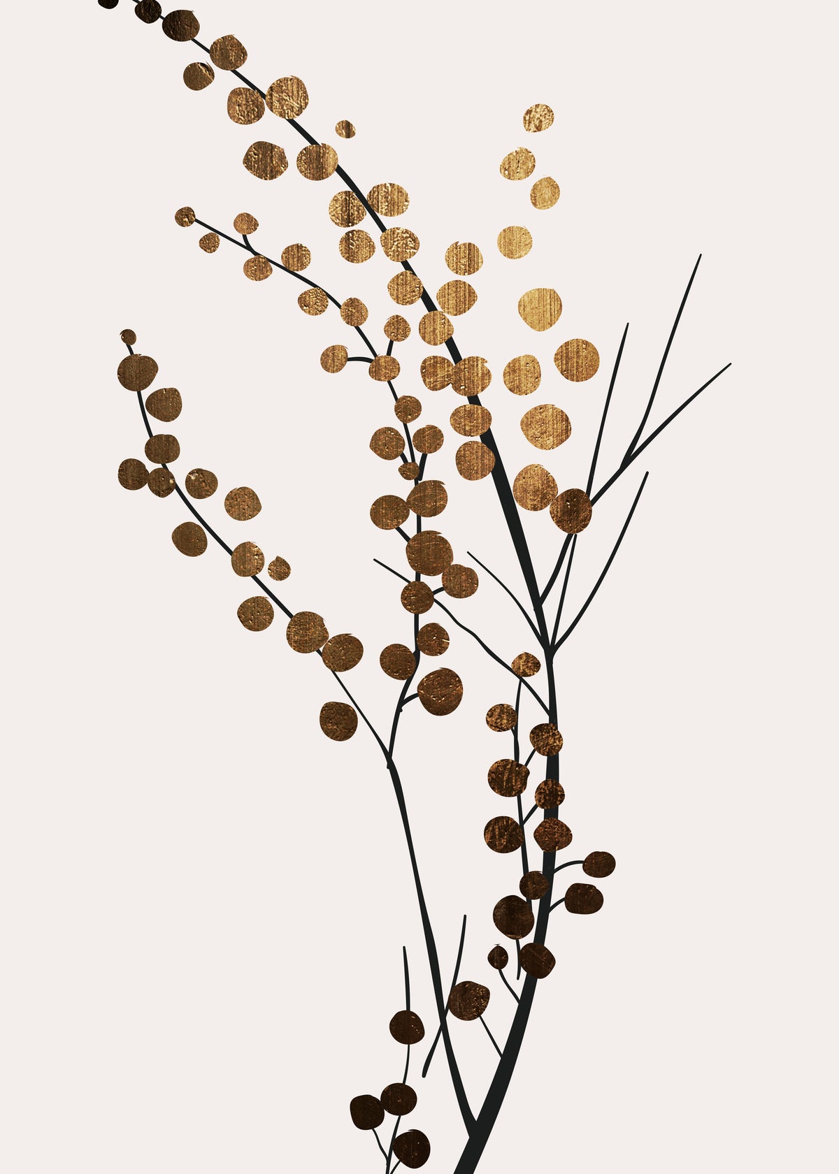 Golden brench 2 - Unframed art print