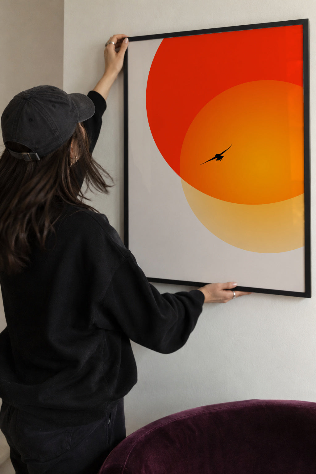 Heat of the night - Framed poster detail