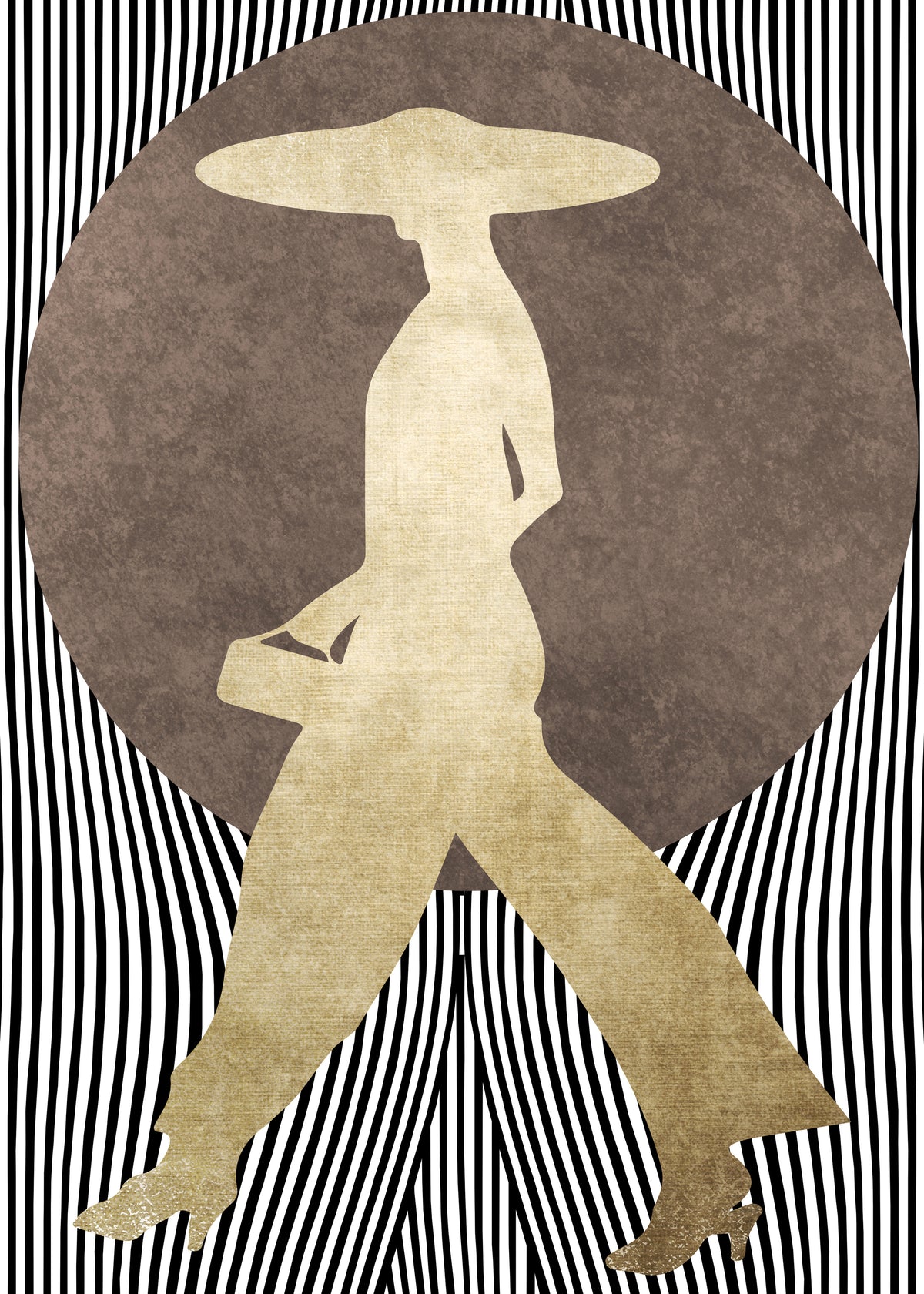 La madame noir - Unframed art print