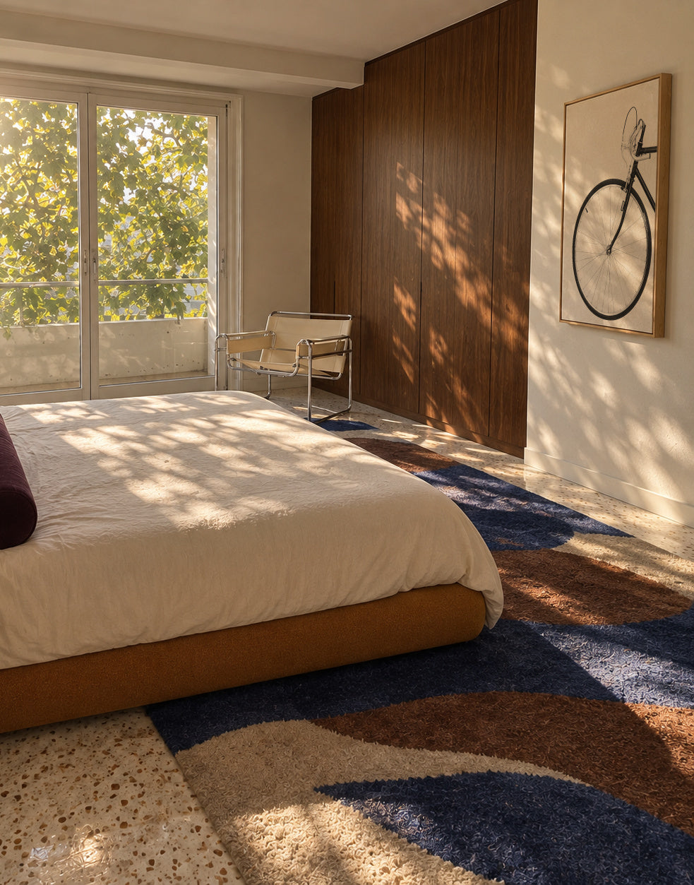 Minimal bicycle - Framed canvas in an interior