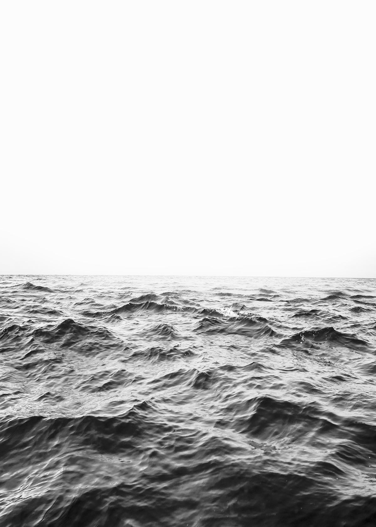 Sea BW - Unframed art print