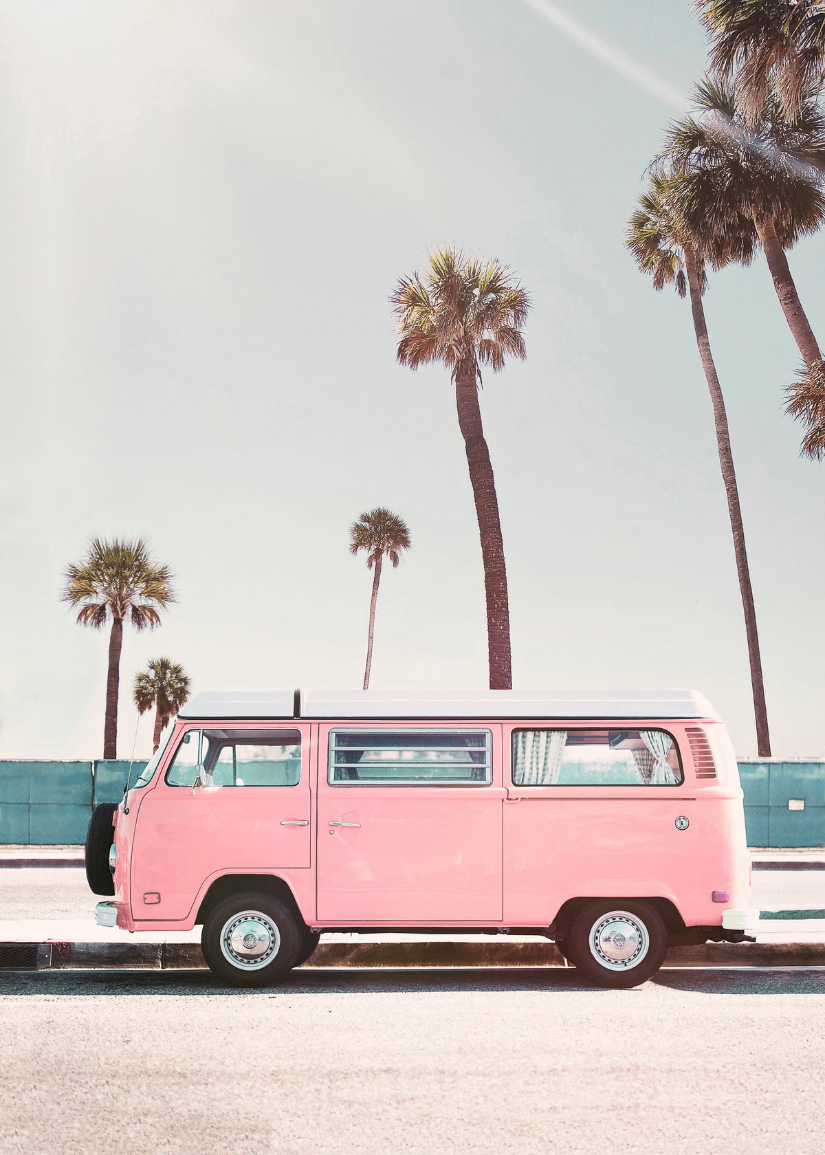 Pink Van - Unframed art print