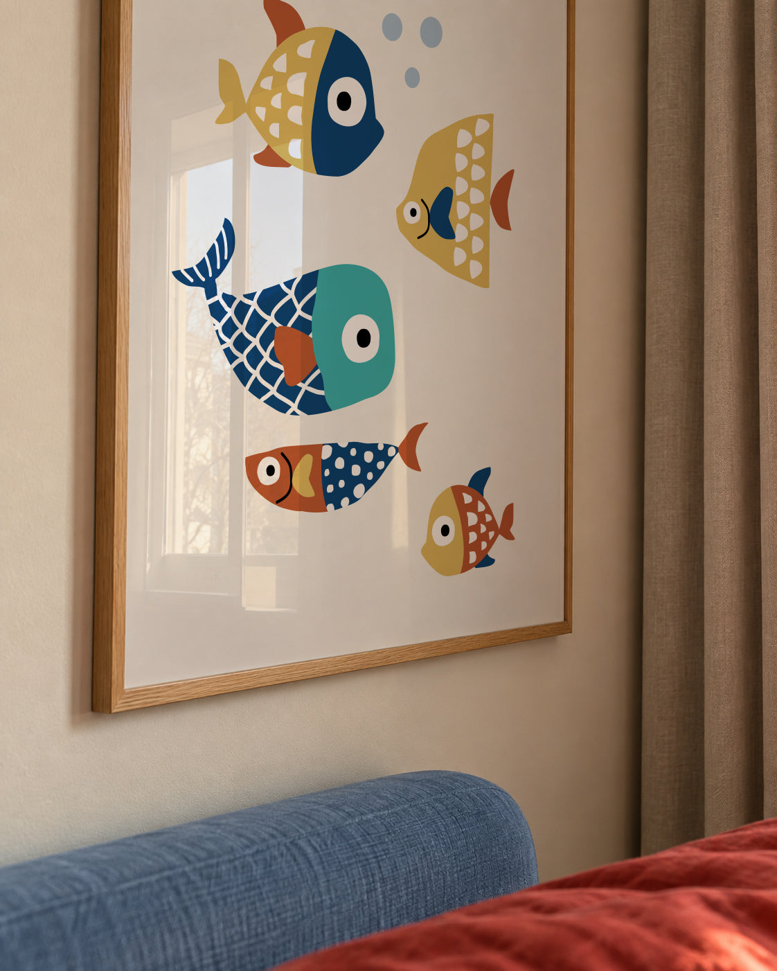 Little Friends - Framed poster detail
