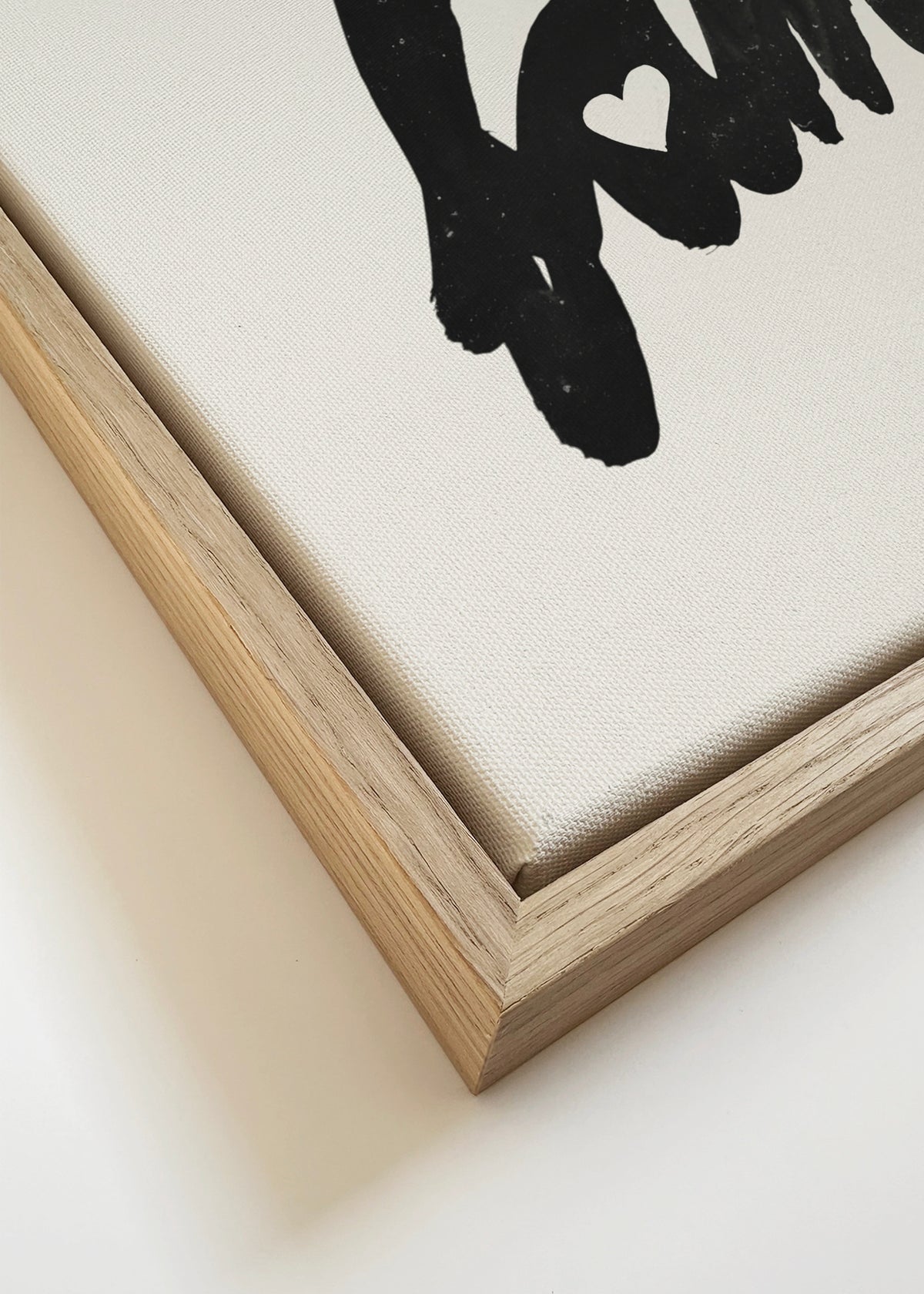 We are family - Framed canvas detail