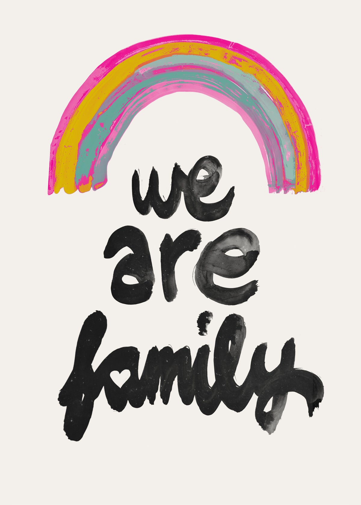 We are family - Unframed art print