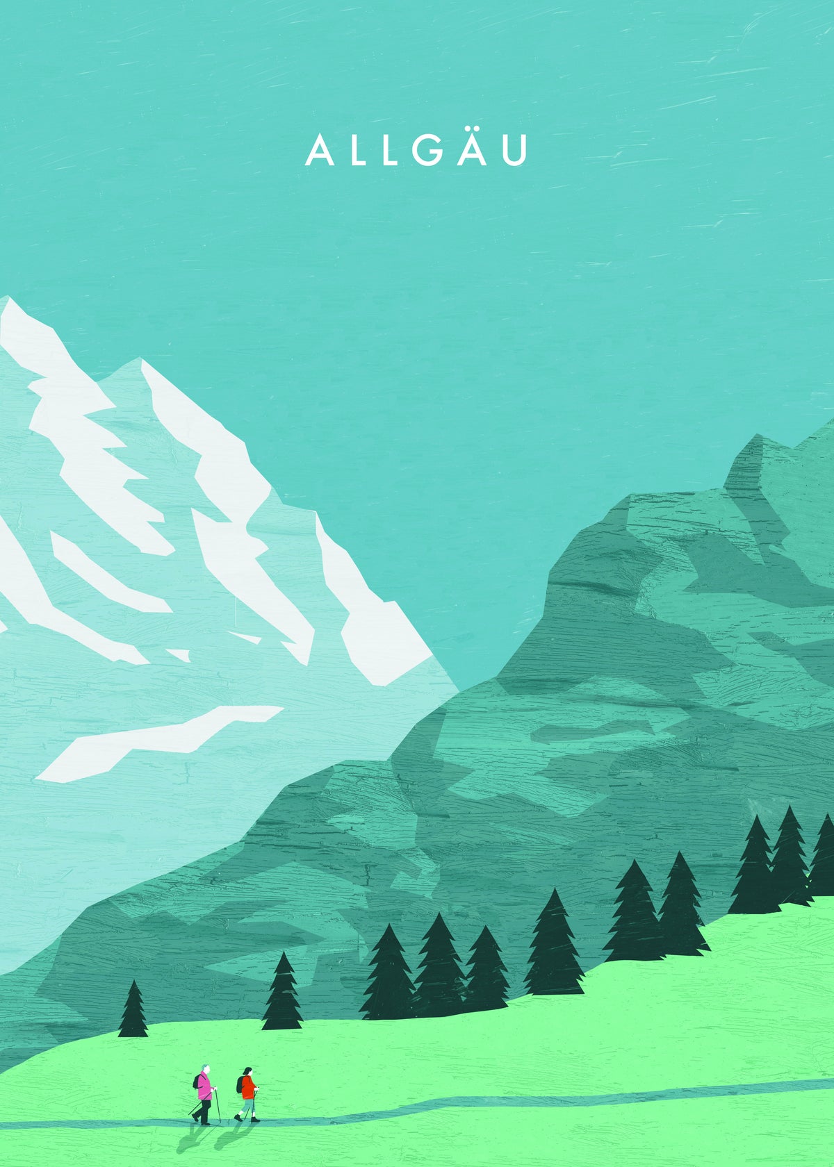 Allgäu - Unframed art print