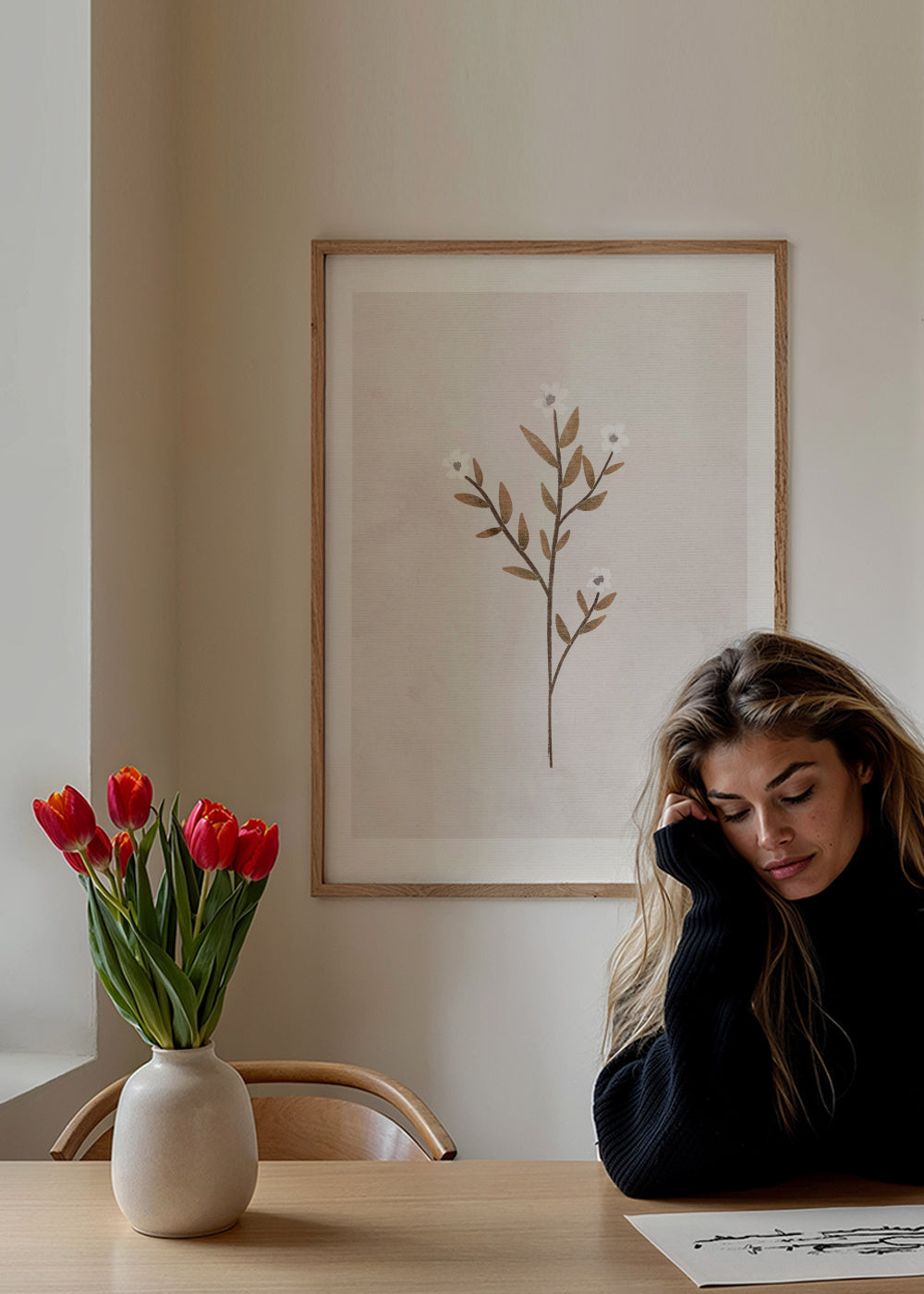 Forget Me Not - Framed poster in an interior