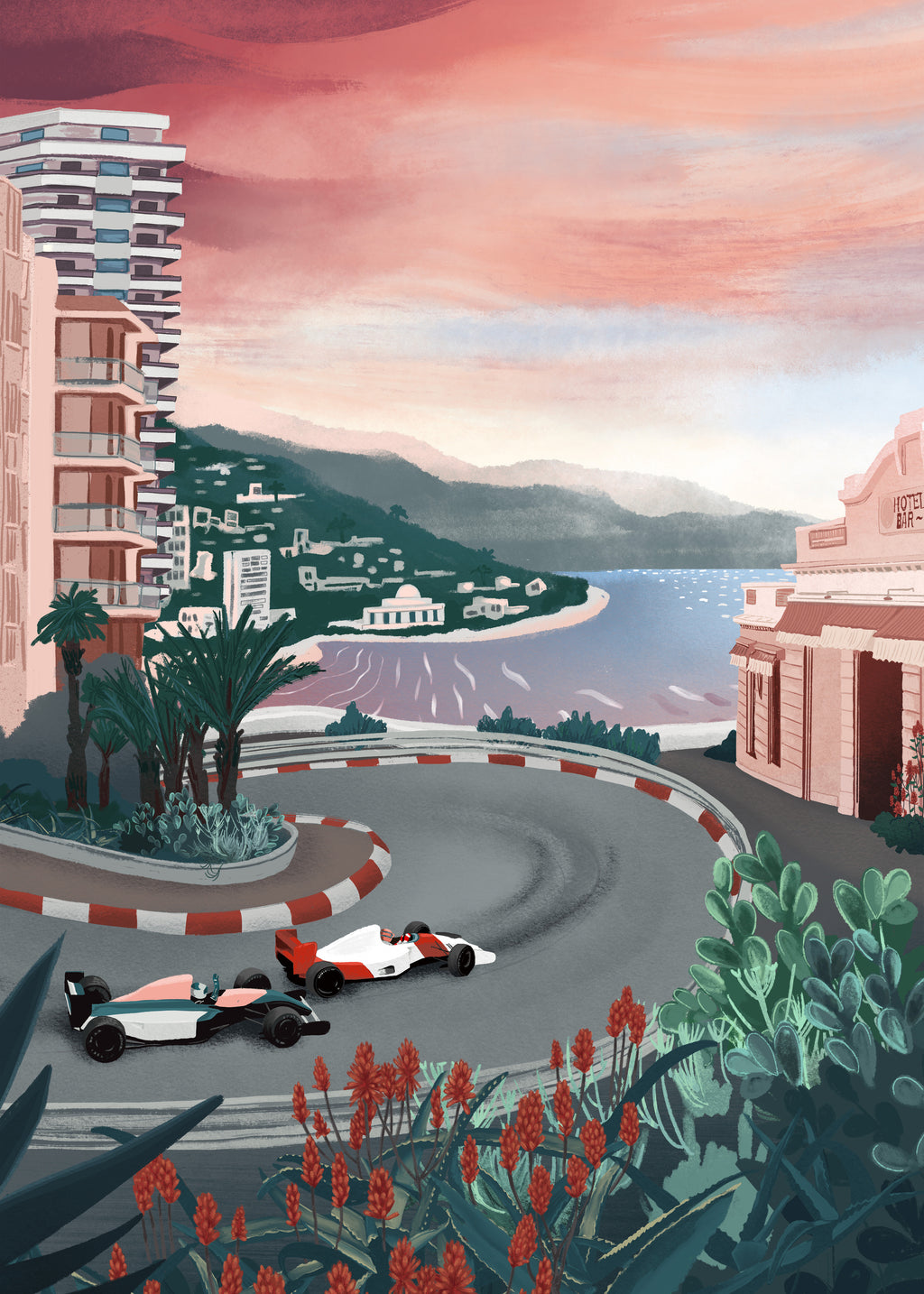 Monaco Circuit - Unframed art print