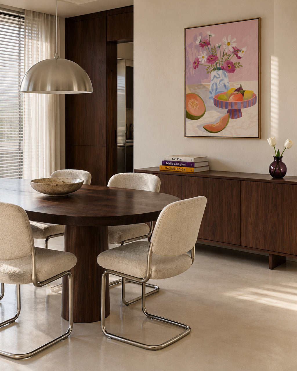 Fruit Break - Framed canvas in an interior