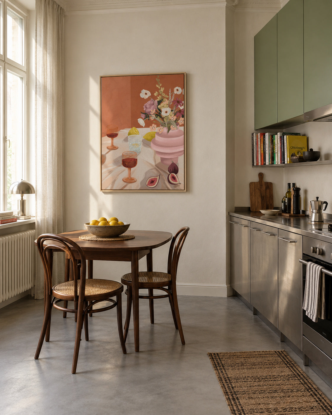 Summer Stories - Framed canvas in an interior