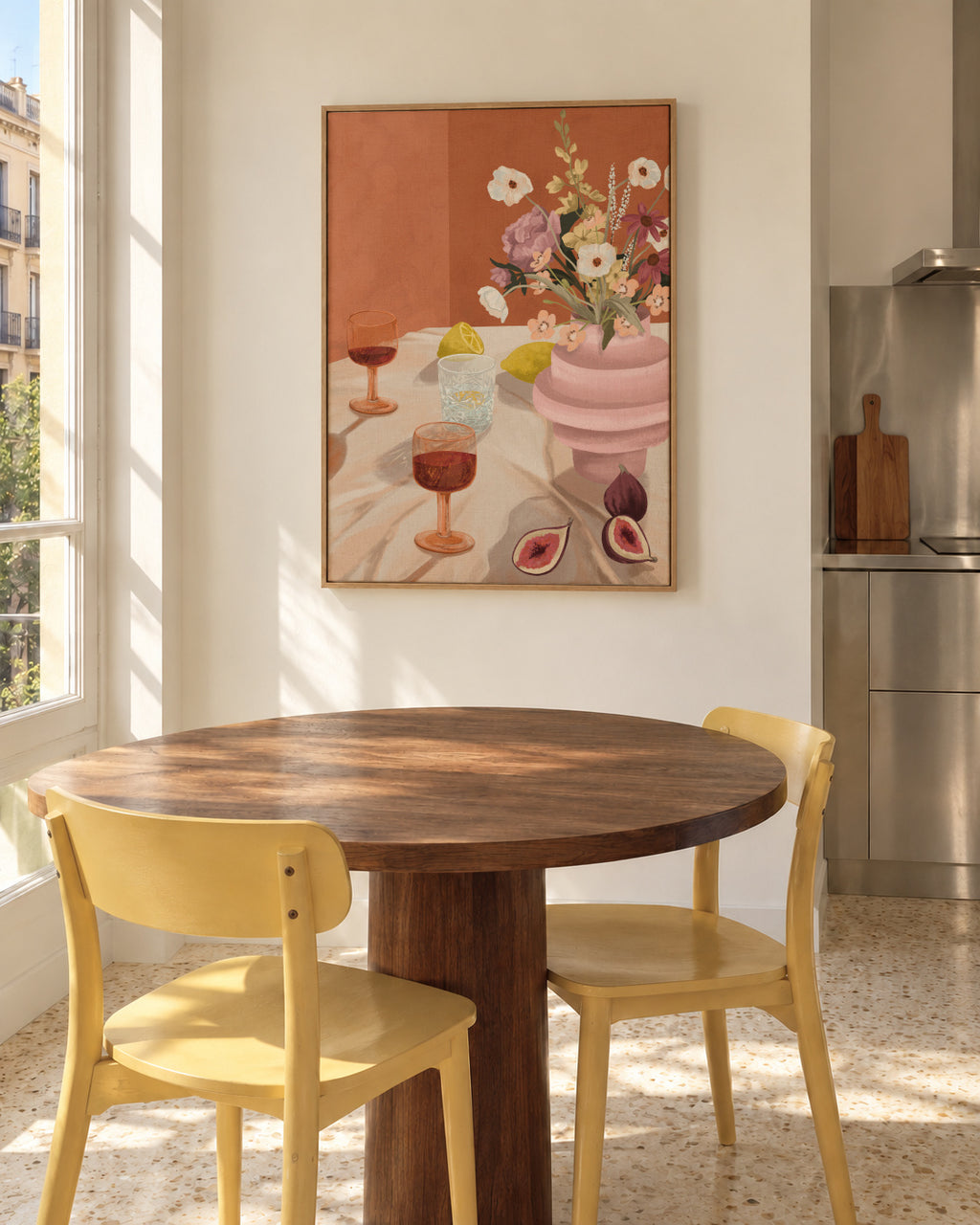 Summer Stories - Framed canvas in an interior