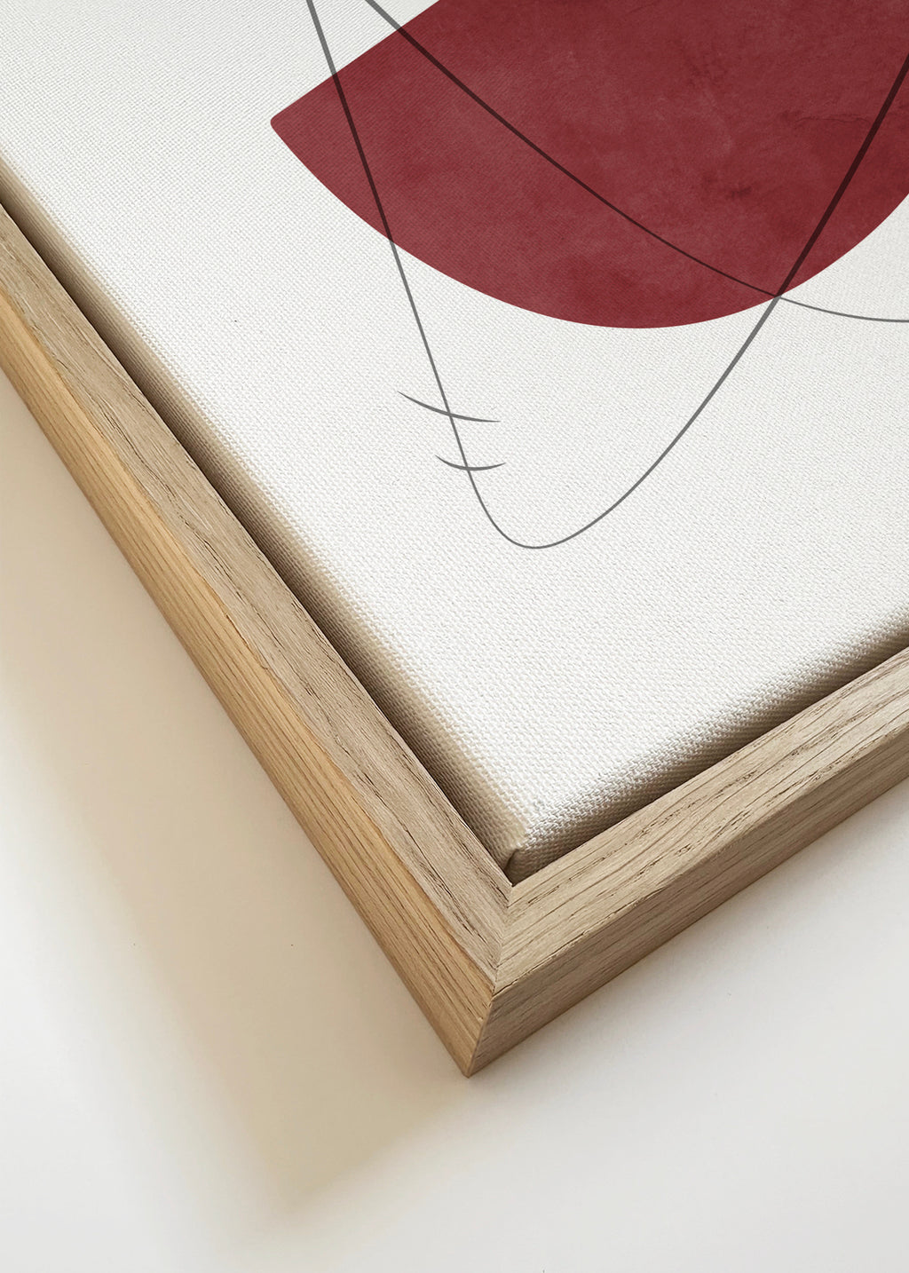 Abstract N 21 - Framed canvas detail