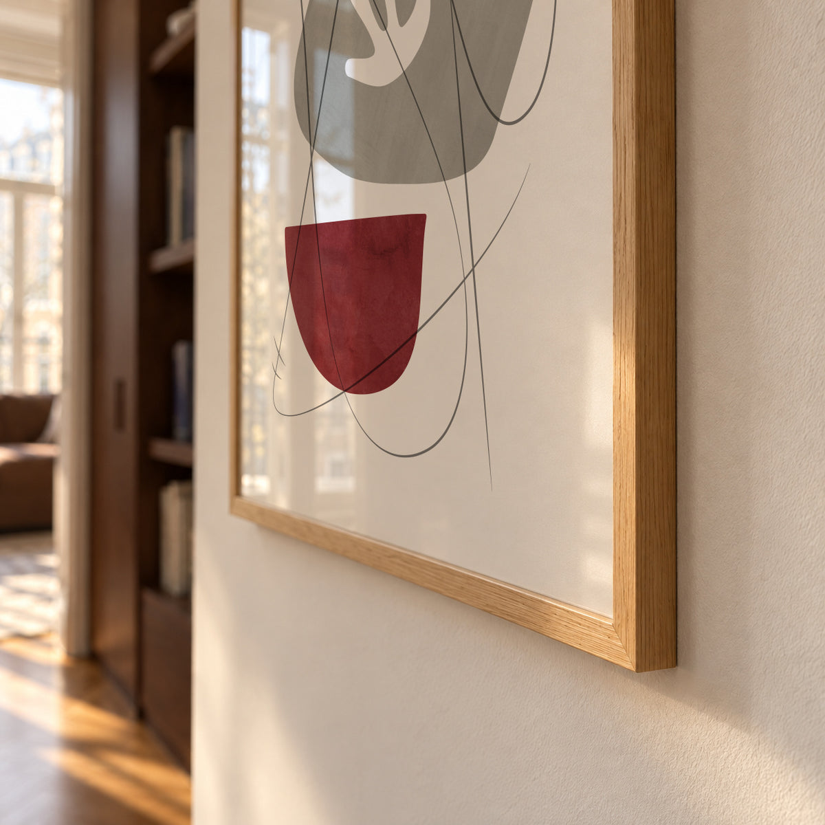 Abstract N 21 - Framed poster detail