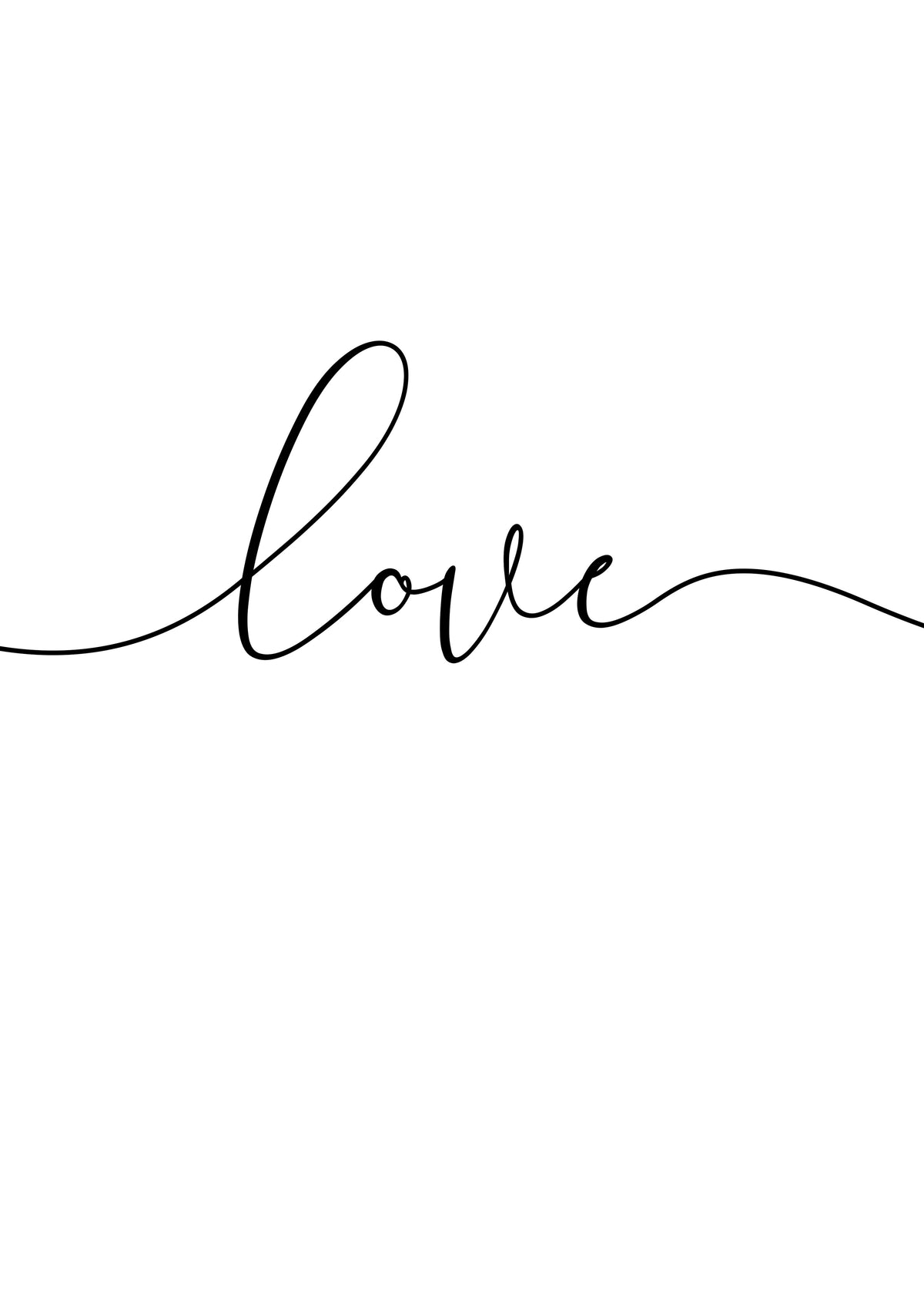 Love Lives Here 1/3 - Unframed art print