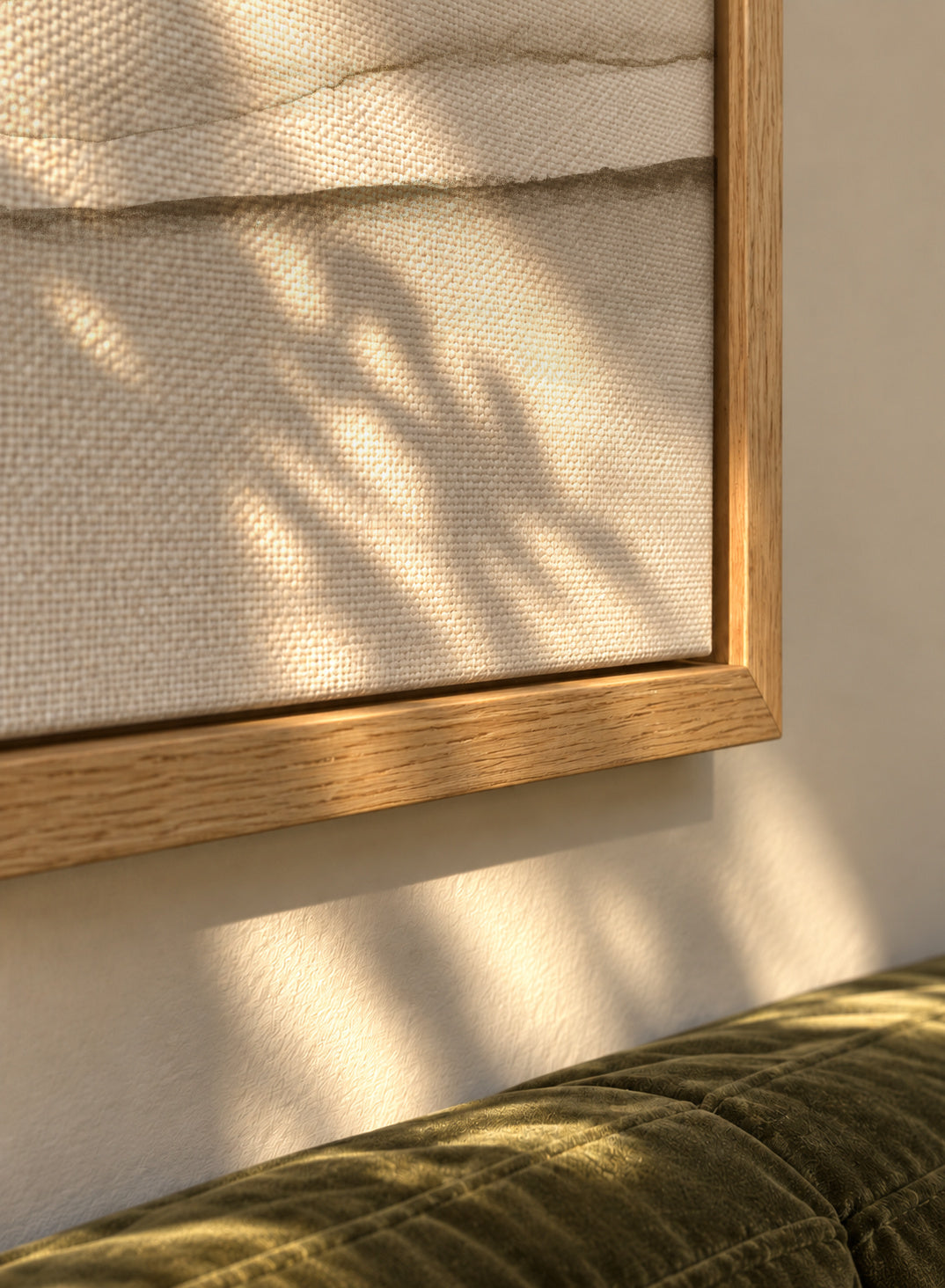 Watercolor Landscape N 34 - Framed canvas detail