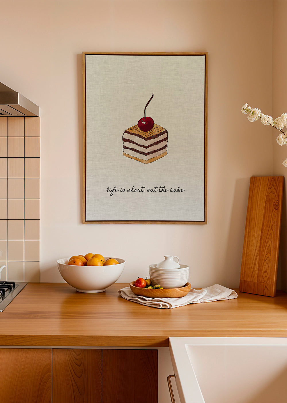 Life is short. Eat the cake