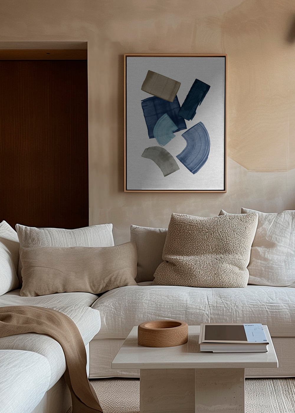 Blue & Brown Paint Blocks