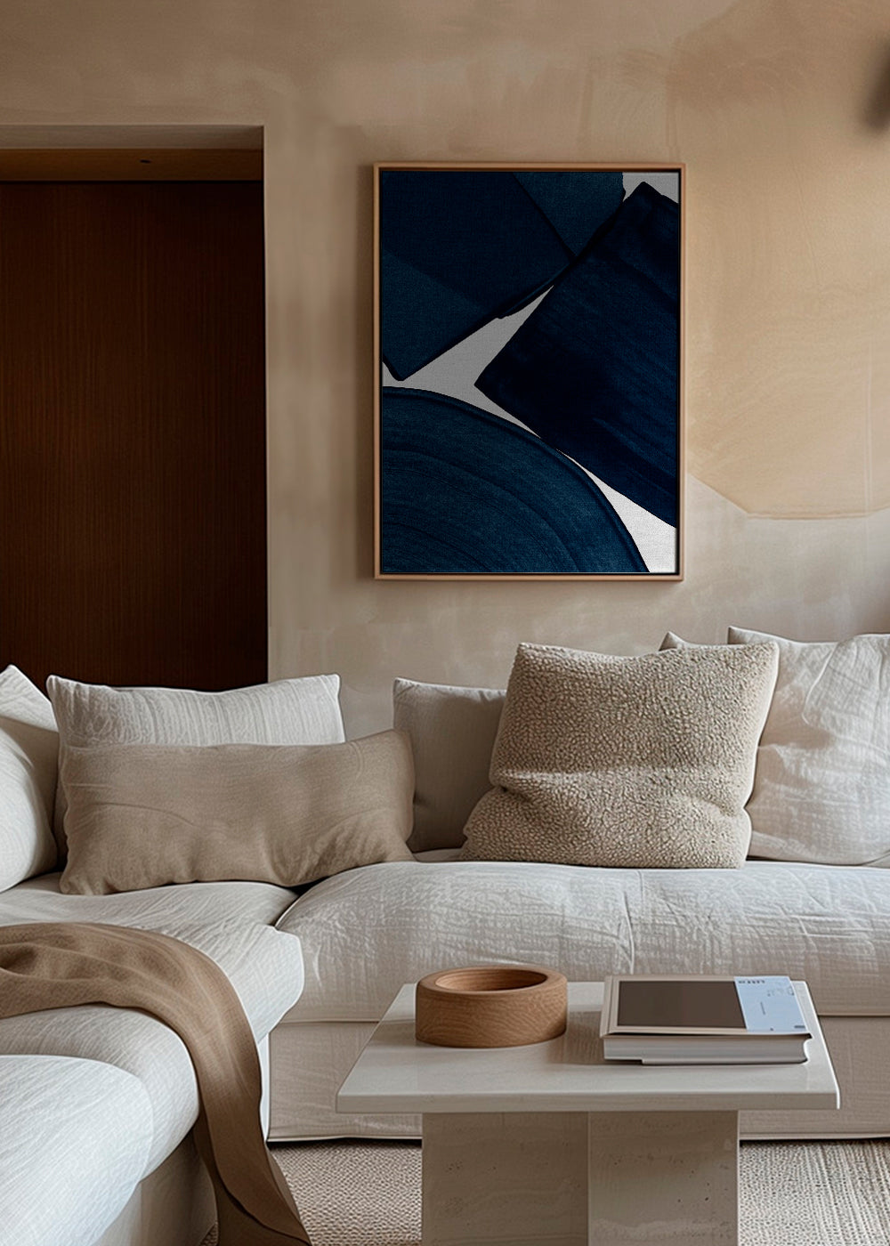 Minimalist Painting Blue II