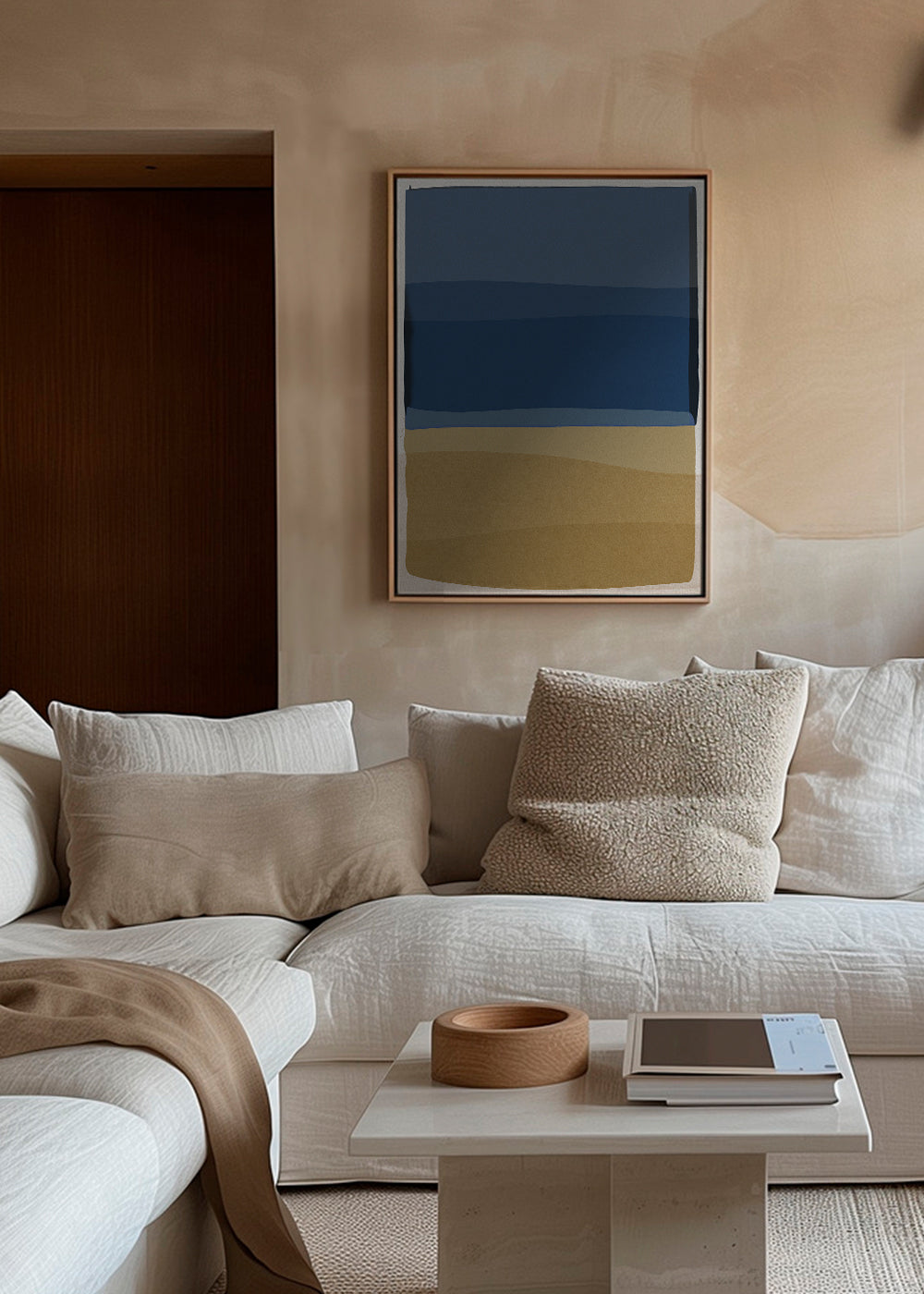 Modern Blue and Yellow