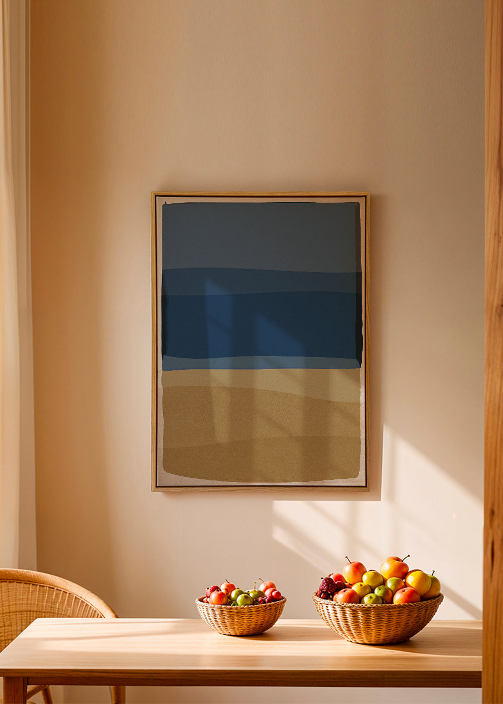 Modern Blue and Yellow