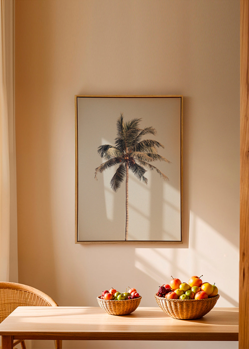 Palm tree by the beach
