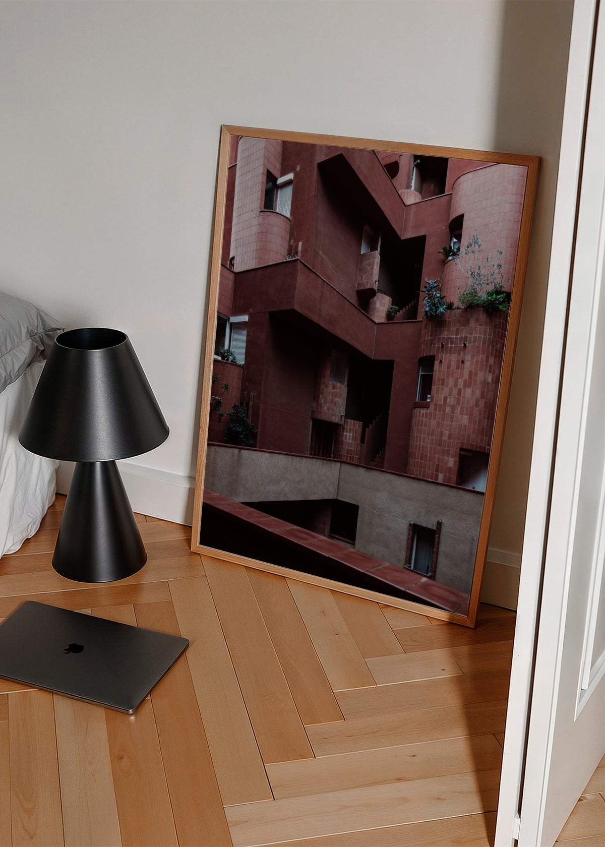 Walen Red - Framed poster in an interior