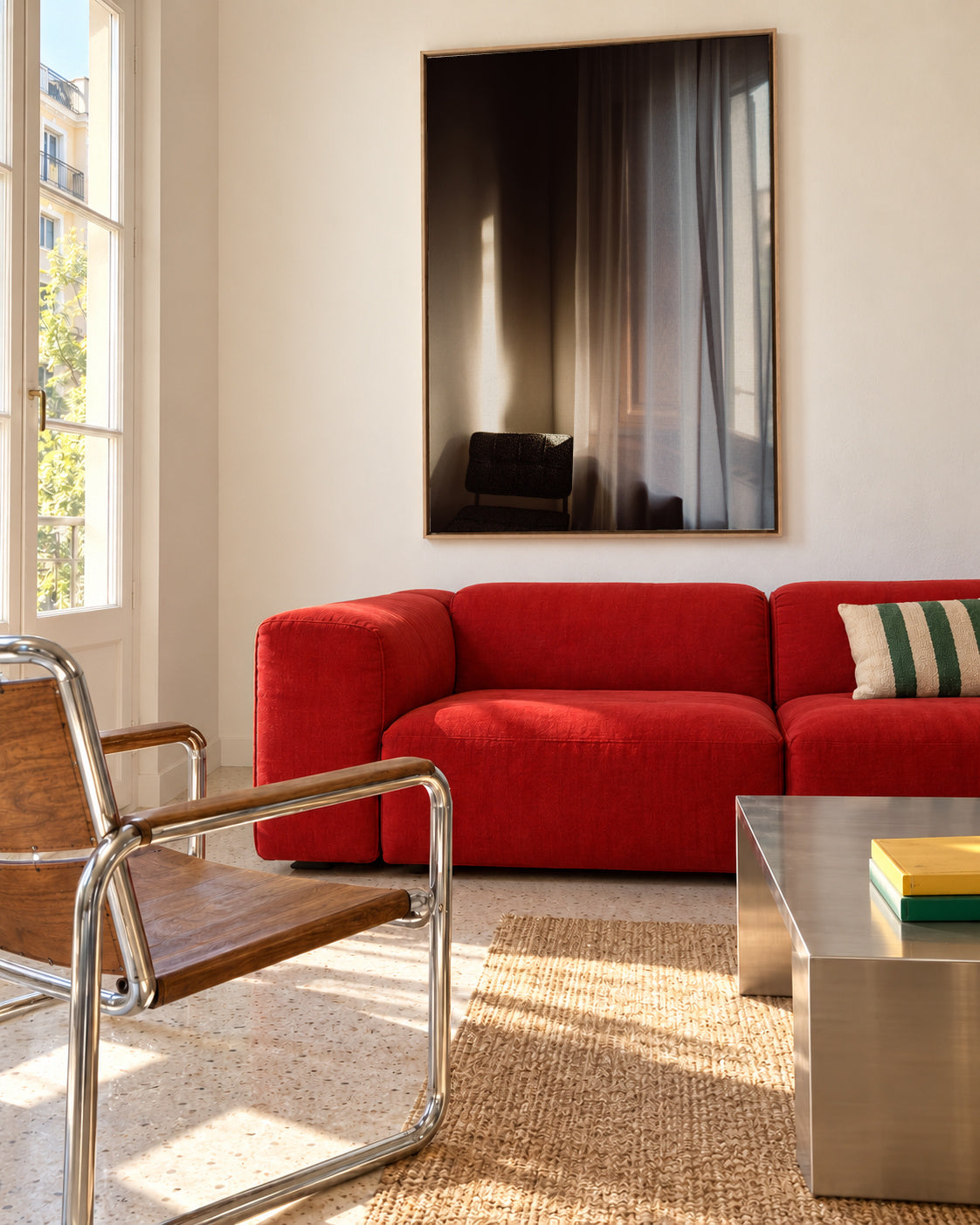 Tuscan - Framed canvas in an interior
